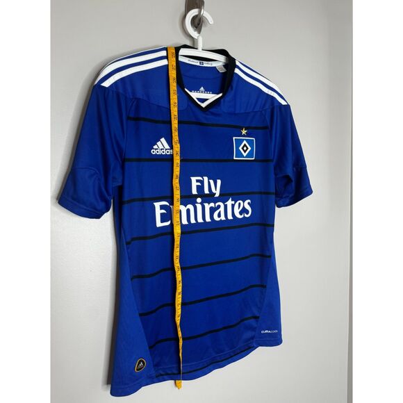Adidas HSV Hamburg SV Soccer Jersey Blue Fly Emirates Climacool S - Picture 6 of 8